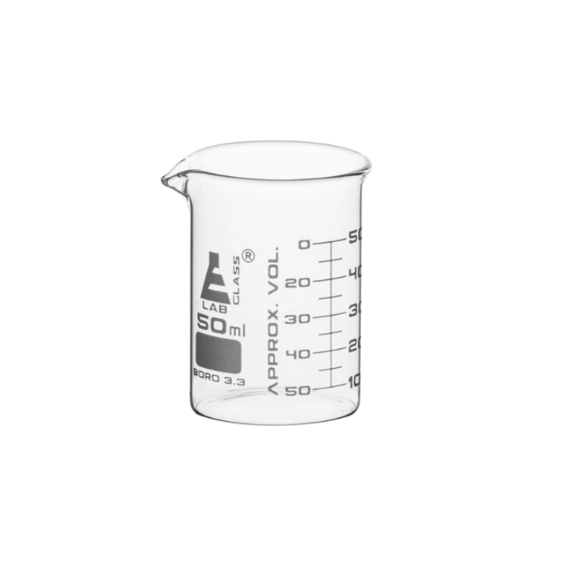 VASO PRECIPITADO DE VIDRIO ASTM 50ML EISCO