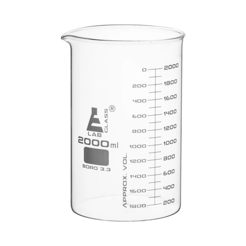 VASO PRECIPITADO DE VIDRIO ASTM 2000ML EISCO