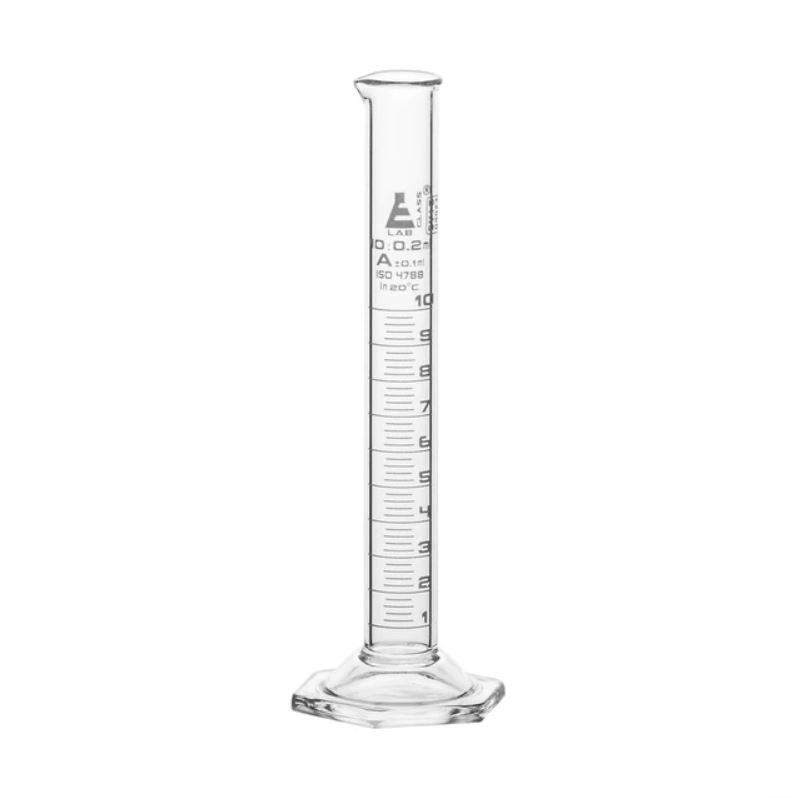 PROBETA GRADUADA VIDRIO 10ML CLASE "A" BLANCA EISCO