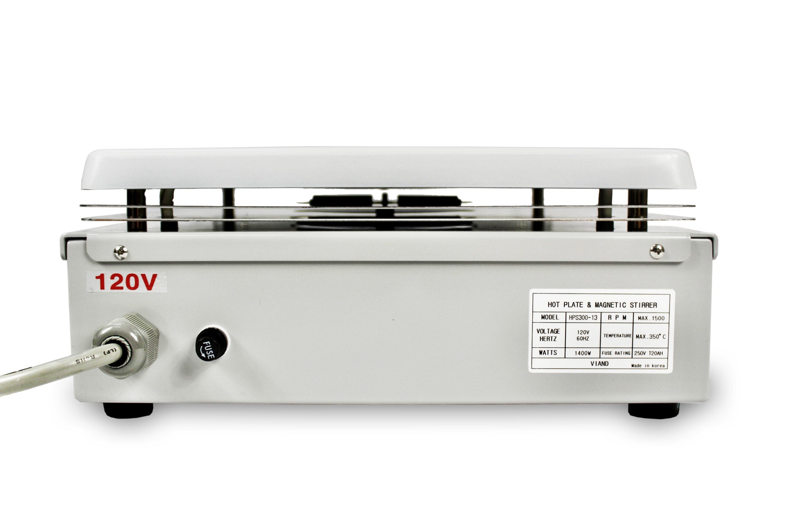 TERMOAGITADOR PLATO CERAMICA 12"X12" 350°C 1300RPM VIAND