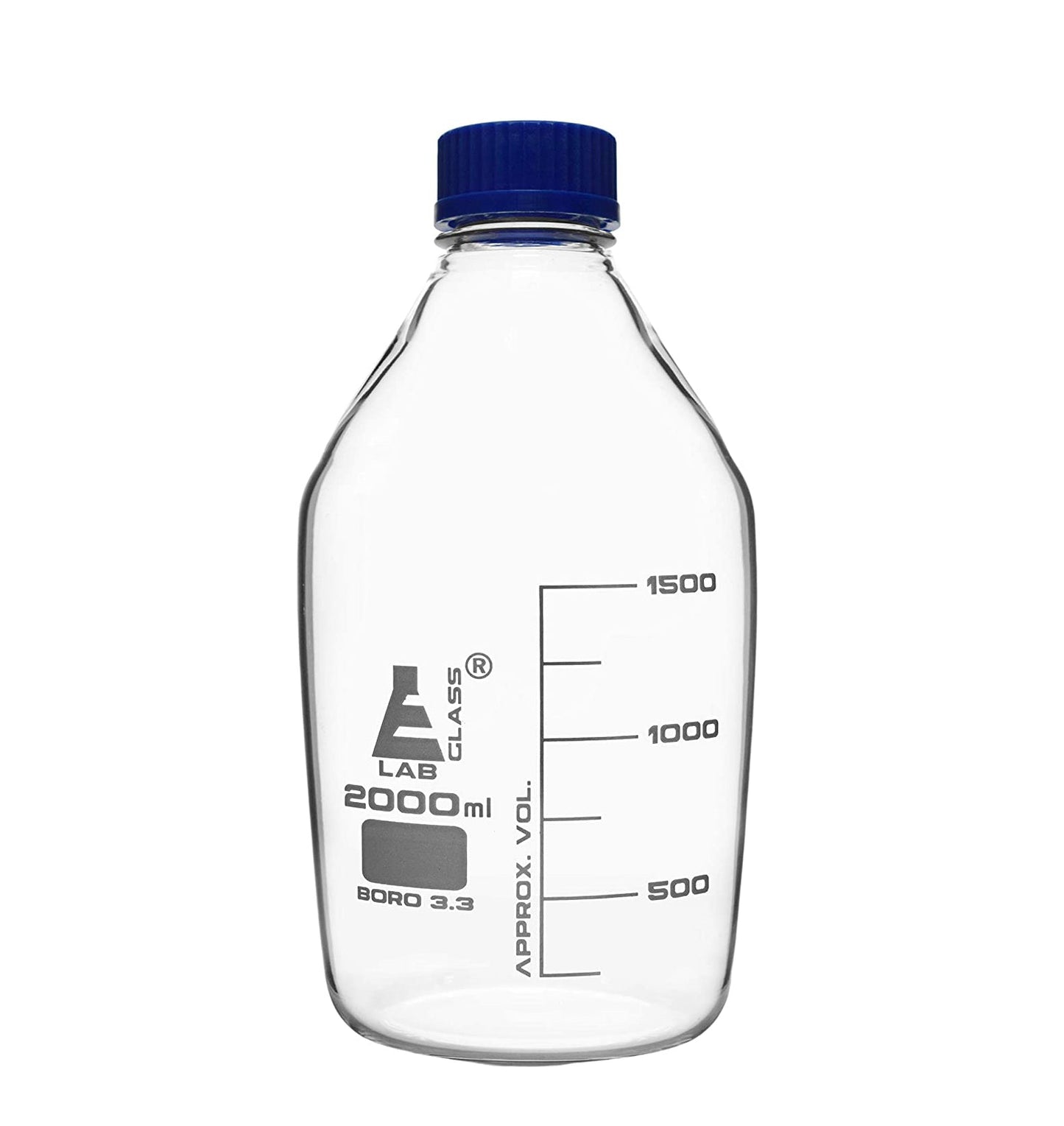 BOTELLA GRADUADA PARA MEDIOS GL45 2000ML  EISCO