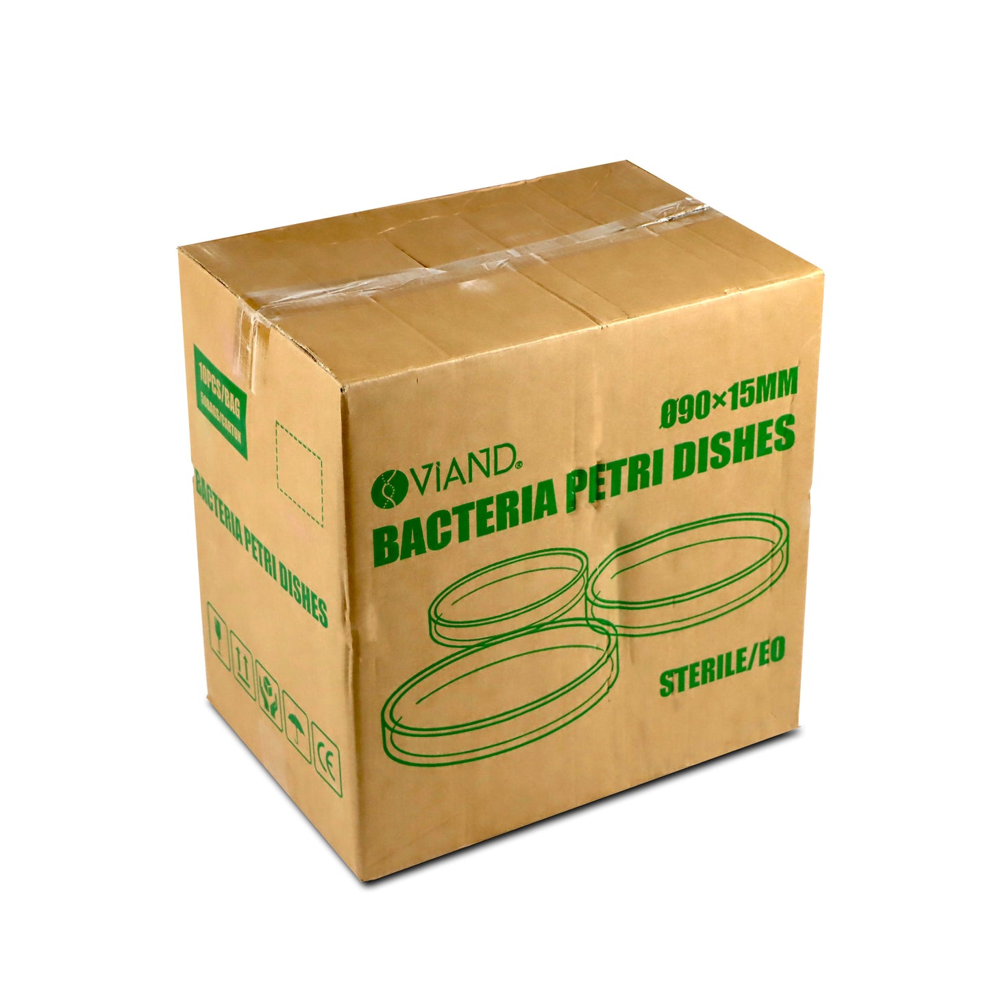 CAJA PETRI DESECHABLE 1 DIVISION 90 X 15MM PK/10 VIAND