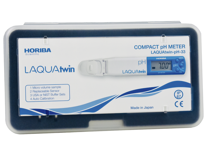 MEDIDOR DE PH/MV/°C 0.0 A 14.0 LAQUATWIN HORIBA