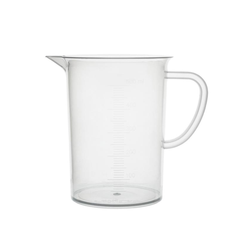 VASO GRADUADO POLIPROPILENO CON ASA FA 500ML EISCO