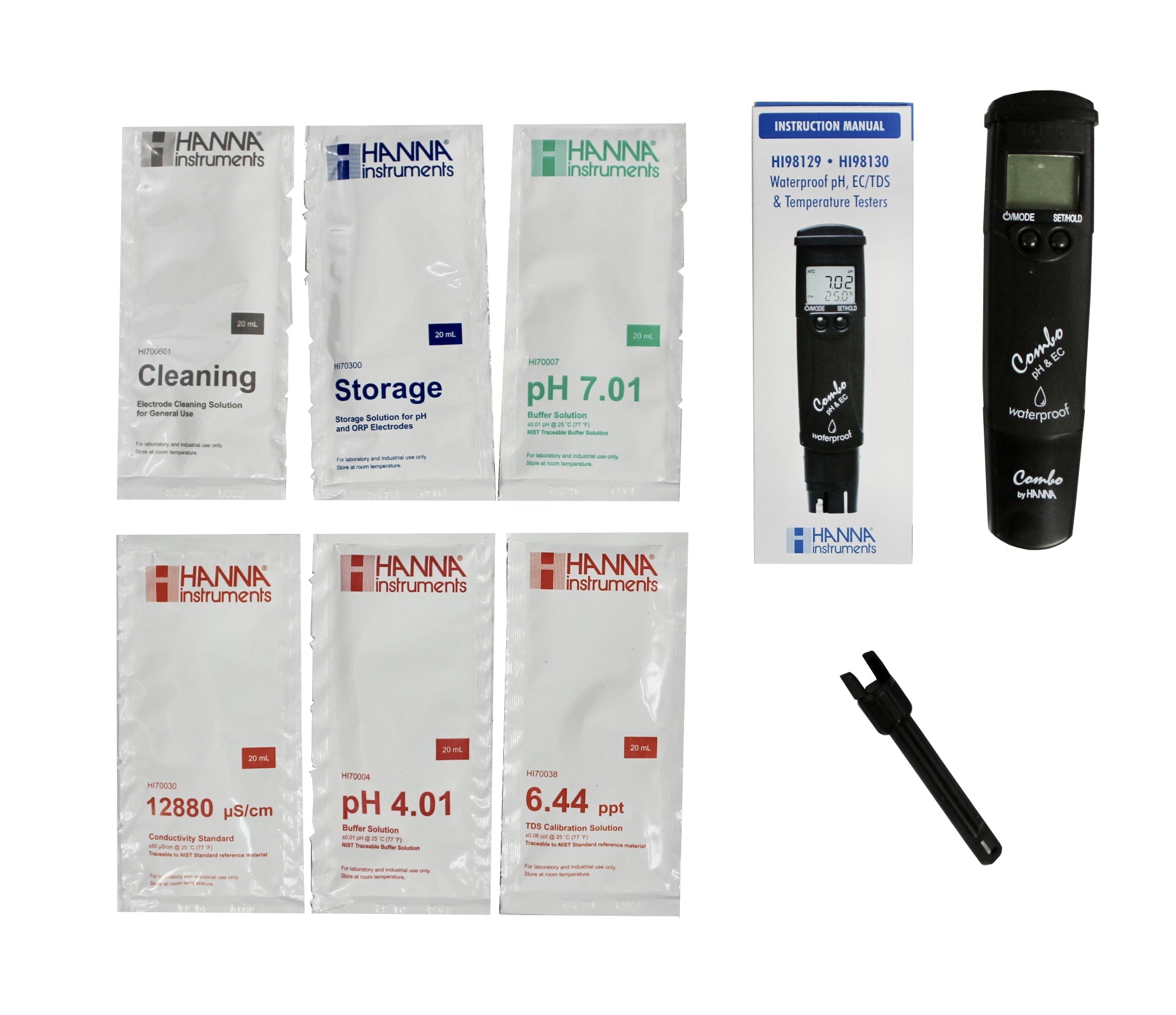 MEDIDOR MULTIPARÁMETRO PH/EC/TDS/°C RANGO ALTO HANNA