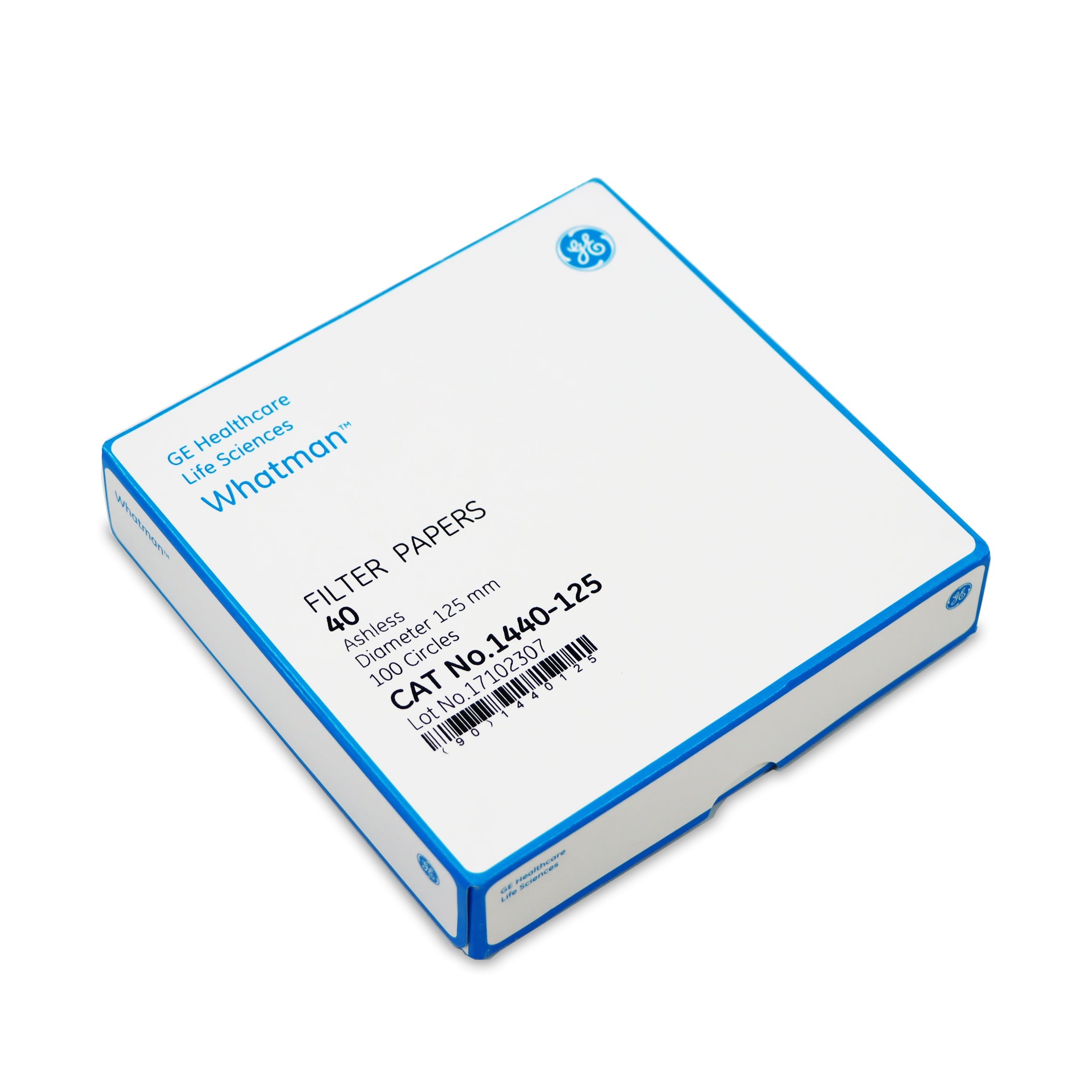 PAPEL FILTRO CUANTITATIVO # 40 DE 125MM Ø PK/100 WHATMAN