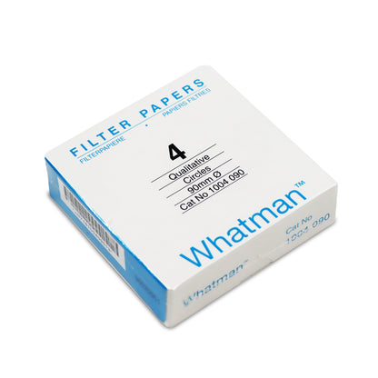 PAPEL FILTRO CUALITATIVO #4 DE 90MM Ø PK/100 WHATMAN