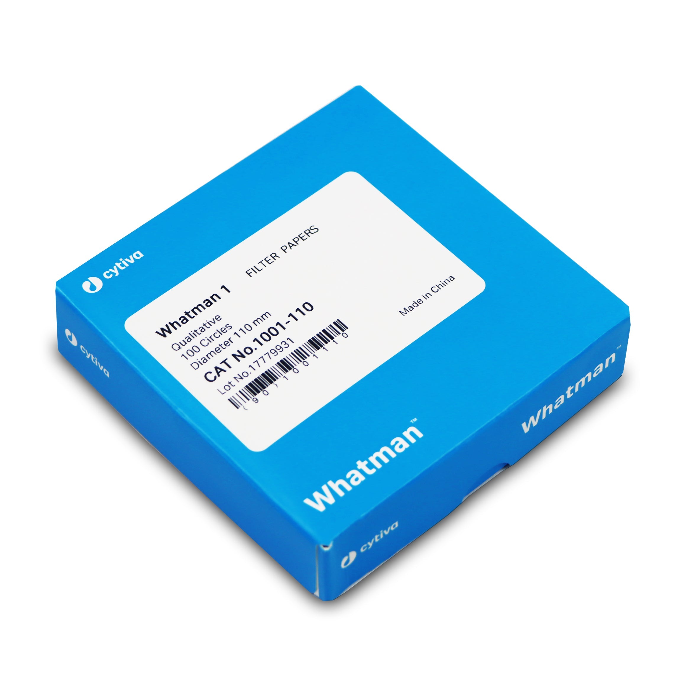 PAPEL FILTRO CUALITATIVO # 1 DE 110MM Ø PK/100   WHATMAN