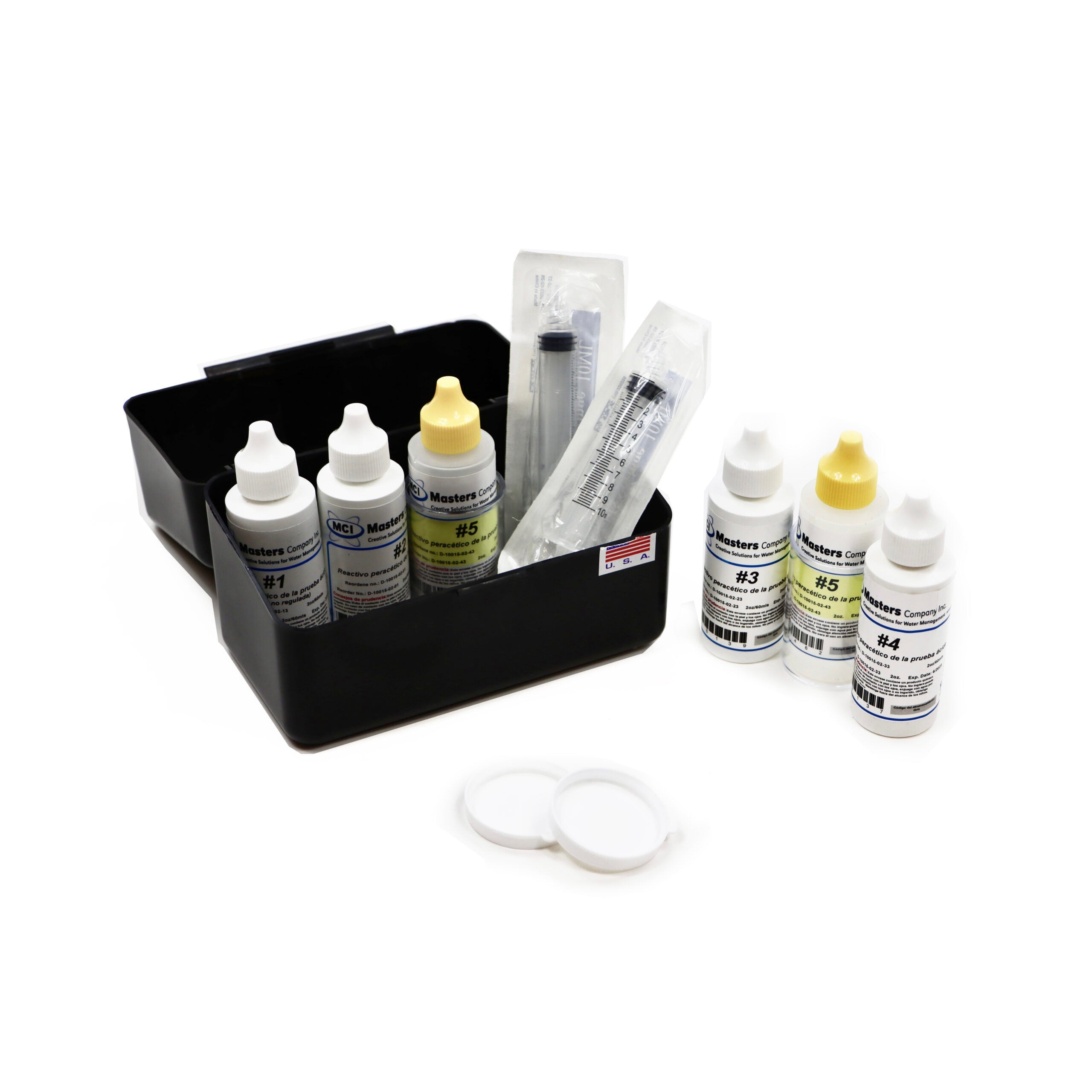 KIT DE TITULACIÓN PARA MEDIR ACIDO PERACÉTICO 20-400PPM MASTERS COMPANY